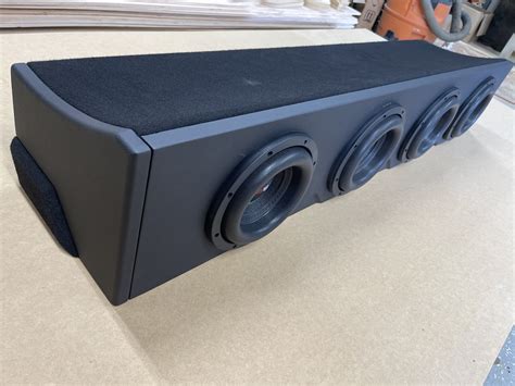 as for under the seat, there is only one sub that i know of that will fit UNDER the seat and that is the illusion audio nd10 or 12. . Ford f150 subwoofer box